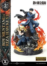 Roy Mustang & Riza Hawkeye Deluxe Bonus Fullmetal Alchemist Concept Masterline 1/6 Statue by Prime 1 Studio