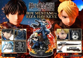Roy Mustang & Riza Hawkeye Deluxe Bonus Fullmetal Alchemist Concept Masterline 1/6 Statue by Prime 1 Studio