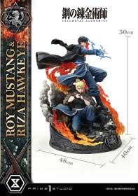 Roy Mustang & Riza Hawkeye Deluxe Bonus Fullmetal Alchemist Concept Masterline 1/6 Statue by Prime 1 Studio