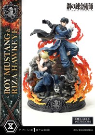 Roy Mustang & Riza Hawkeye Deluxe Bonus Fullmetal Alchemist Concept Masterline 1/6 Statue by Prime 1 Studio
