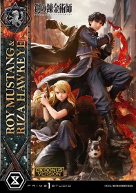 Roy Mustang & Riza Hawkeye Deluxe Bonus Fullmetal Alchemist Concept Masterline 1/6 Statue by Prime 1 Studio