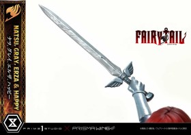 Natsu, Gray, Erza, Happy Deluxe Version Fairy Tail PVC 1/7 Statue by Prime 1 Studio