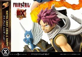 Natsu, Gray, Erza, Happy Deluxe Bonus Version Fairy Tail PVC 1/7 Statue by Prime 1 Studio