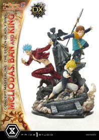 Meliodas, Ban and King Deluxe Version Seven Deadly Sins Concept Masterline Series 1/6 Statue by Prime 1 Studio