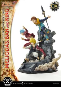 Meliodas, Ban and King Deluxe Version Seven Deadly Sins Concept Masterline Series 1/6 Statue by Prime 1 Studio