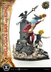 Meliodas, Ban and King Deluxe Version Seven Deadly Sins Concept Masterline Series 1/6 Statue by Prime 1 Studio