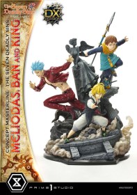 Meliodas, Ban and King Deluxe Bonus Version Seven Deadly Sins Concept Masterline Series 1/6 Statue by Prime 1 Studio