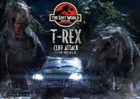 T-Rex Cliff Attack Jurassic World The Lost World 1/15 Statue by Prime 1 Studio