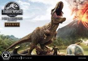 T-Rex & Carnotaurus Deluxe Version Jurassic World Fallen Kingdom 1/15 Statue by Prime 1 Studio