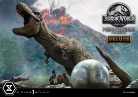 T-Rex & Carnotaurus Deluxe Version Jurassic World Fallen Kingdom 1/15 Statue by Prime 1 Studio