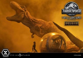 T-Rex & Carnotaurus Deluxe Version Jurassic World Fallen Kingdom 1/15 Statue by Prime 1 Studio