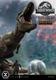 T-Rex & Carnotaurus Deluxe Version Jurassic World Fallen Kingdom 1/15 Statue by Prime 1 Studio