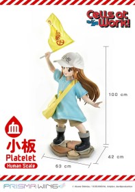 Platelet Cells at Work! Life Scale Statue by Prime 1 Studio