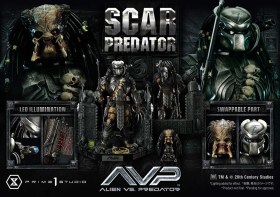 Scar Predator Deluxe Version The Alien vs Predator Museum Masterline Series 1/3 Statue by Prime 1 Studio