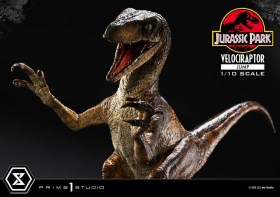 Velociraptor Jump Jurassic Park Prime Collectibles 1/10 Statue by Prime 1 Studio