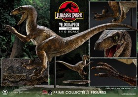 Velociraptor Jump Jurassic Park Prime Collectibles 1/10 Statue by Prime 1 Studio