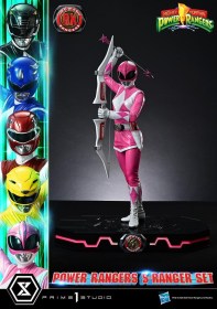 Mighty Morphin Power Rangers Deluxe Version Set of 5 Statues 1/4 by Prime 1 Studio