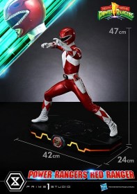 Red Ranger Mighty Morphin Power Rangers 1/4 Statue by Prime 1 Studio