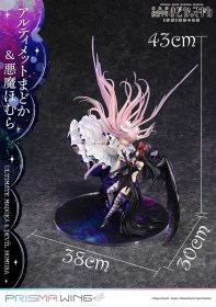 Ultimate Madoka & Devil Homura Puella Magi Madoka Magica The Movie Rebellion Prisma Wing PVC 1/7 Statue by Prime 1 Studio