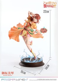 Misaka Mikoto To Aru Kagaku no Railgun Prisma Wing PVC 1/7 Statue by Prime 1 Studio