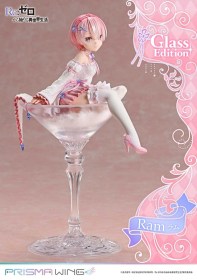 Ram Glass Edition Re:ZERO Starting Life in Another World Prisma Wing PVC 1/7 Statue by Prime 1 Studio