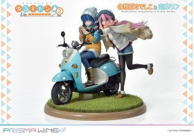 Nadeshiko Kagamihara & Rin Shima Laid-Back Camp Prisma Wing PVC 1/7 Statue by Prime 1 Studio