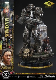 Maximus Power Armor Deluxe Version Fallout 1/4 Statue by Prime 1 Studio