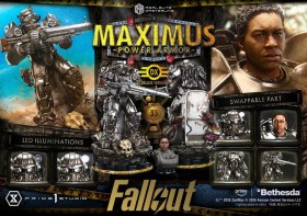 Maximus Power Armor DX Bonus Version Fallout 1/4 Statue by Prime 1 Studio