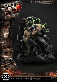 Bane on Throne Batman (Comics) City of Bane 1/4 Scale Statue by Prime 1 Studio