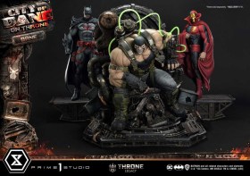 Bane on Throne Batman (Comics) City of Bane 1/4 Scale Statue by Prime 1 Studio