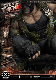 Bane on Throne Batman (Comics) City of Bane 1/4 Scale Statue by Prime 1 Studio