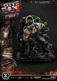 Bane on Throne Deluxe Batman (Comics) City of Bane 1/4 Scale Statue by Prime 1 Studio