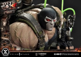 Bane on Throne Deluxe Batman (Comics) City of Bane 1/4 Scale Statue by Prime 1 Studio