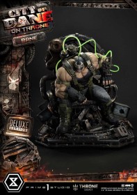 Bane on Throne Deluxe Batman (Comics) City of Bane 1/4 Scale Statue by Prime 1 Studio