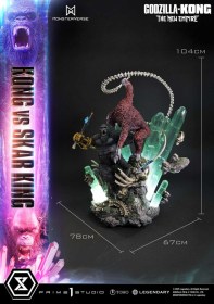Kong vs Skar King Godzilla x Kong The New Empire Statue by Prime 1 Studio