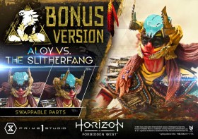 Aloy vs. The Slitherfang Bonus Horizon Forbidden West Statue by Prime 1 Studio