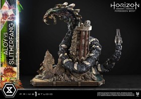 Aloy vs. The Slitherfang Bonus Horizon Forbidden West Statue by Prime 1 Studio