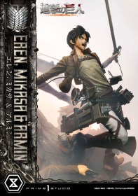 Eren, Mikasa, & Armin Attack on Titan Ultimate Premium Masterline Statue by Prime 1 Studio