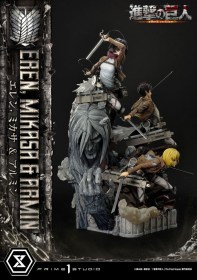 Eren, Mikasa, & Armin Attack on Titan Ultimate Premium Masterline Statue by Prime 1 Studio