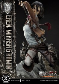 Eren, Mikasa, & Armin Attack on Titan Ultimate Premium Masterline Statue by Prime 1 Studio