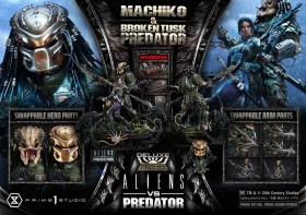 Machiko & Broken Tusk Predator DX Version Aliens vs. Predator (Comic) 1/4 Statue by Prime 1 Studio