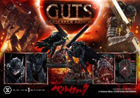 Guts, Berserker Armor Grunbeld vs. Guts Berserk 1/4 Statue by Prime 1 Studio
