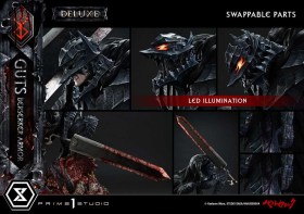 Guts, Berserker Armor Grunbeld vs. Guts Deluxe Bonus Berserk 1/4 Statue by Prime 1 Studio