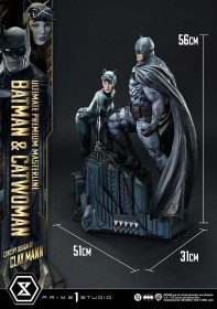 Batman & Catwoman (Clay Mann) DC Comics 1/4 Statue by Prime 1 Studio