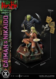 Caiman & Nikaido Dorohedoro 1/4 Statue by Prime 1 Studio