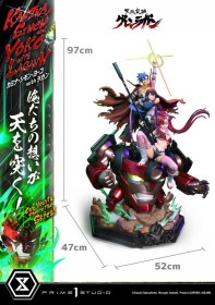 Kamina, Simon & Yoko with Lagann Gurren Lagann 1/4 Statue by Prime 1 Studio