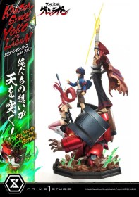 Kamina, Simon & Yoko with Lagann Gurren Lagann 1/4 Statue by Prime 1 Studio