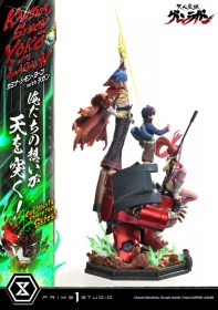 Kamina, Simon & Yoko with Lagann Gurren Lagann 1/4 Statue by Prime 1 Studio