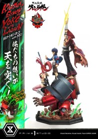 Kamina, Simon & Yoko with Lagann Deluxe Gurren Lagann 1/4 Statue by Prime 1 Studio