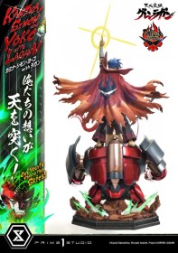 Kamina, Simon & Yoko with Lagann Deluxe Gurren Lagann 1/4 Statue by Prime 1 Studio